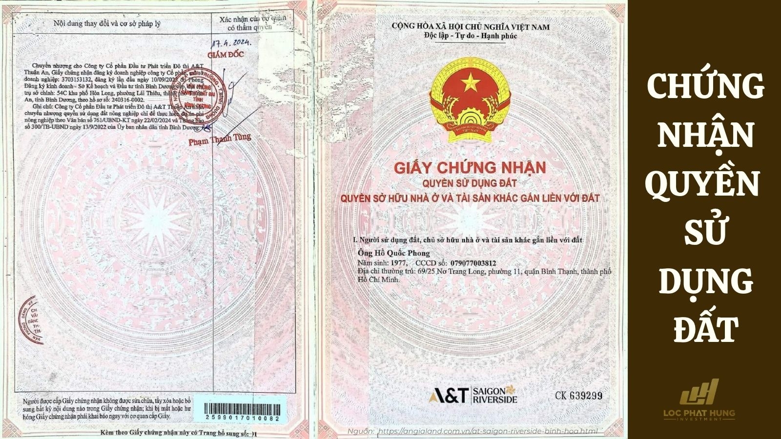 Pháp lý dự án A&T Saigon Riverside