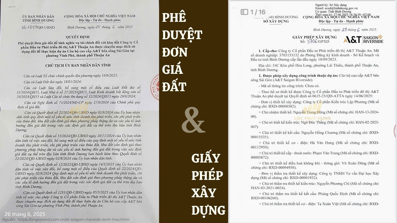 Pháp lý dự án A&T Saigon Riverside