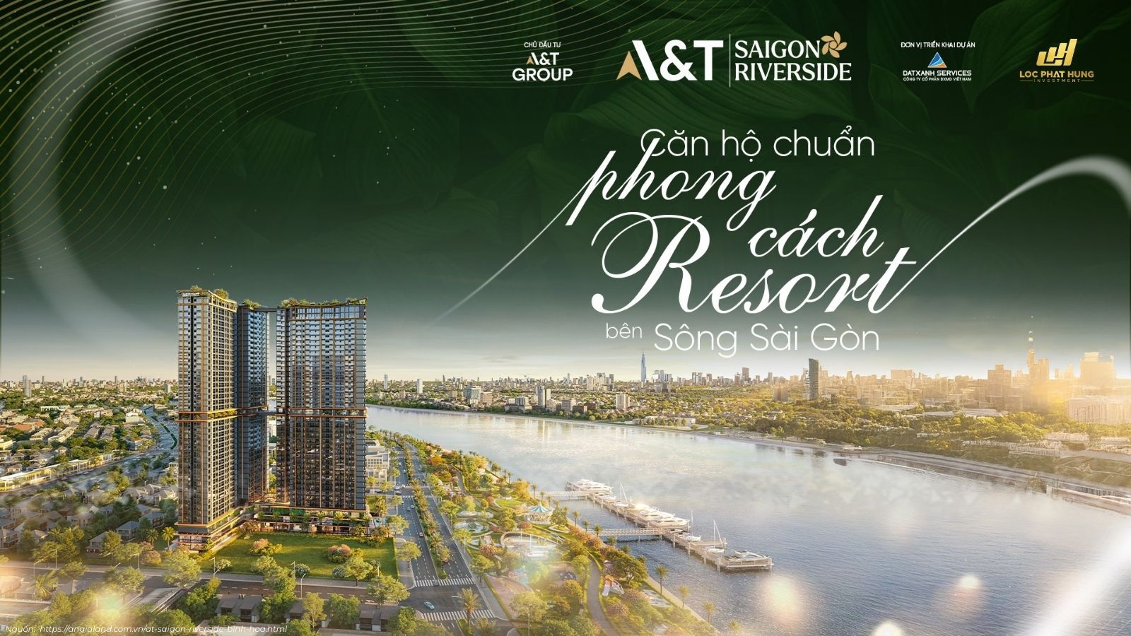 Phối Cảnh Dự án Căn Hộ Chung Cư A&T Saigon Riverside phường Bình Hòa