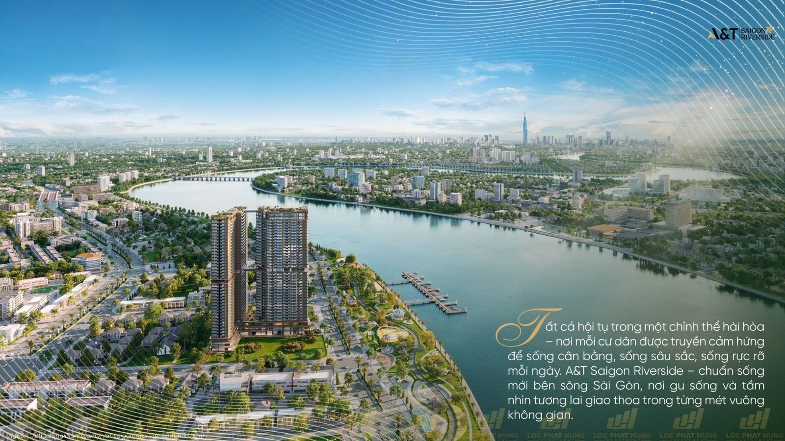 Phối Cảnh Dự án Căn Hộ Chung Cư A&T Saigon Riverside phường Bình Hòa