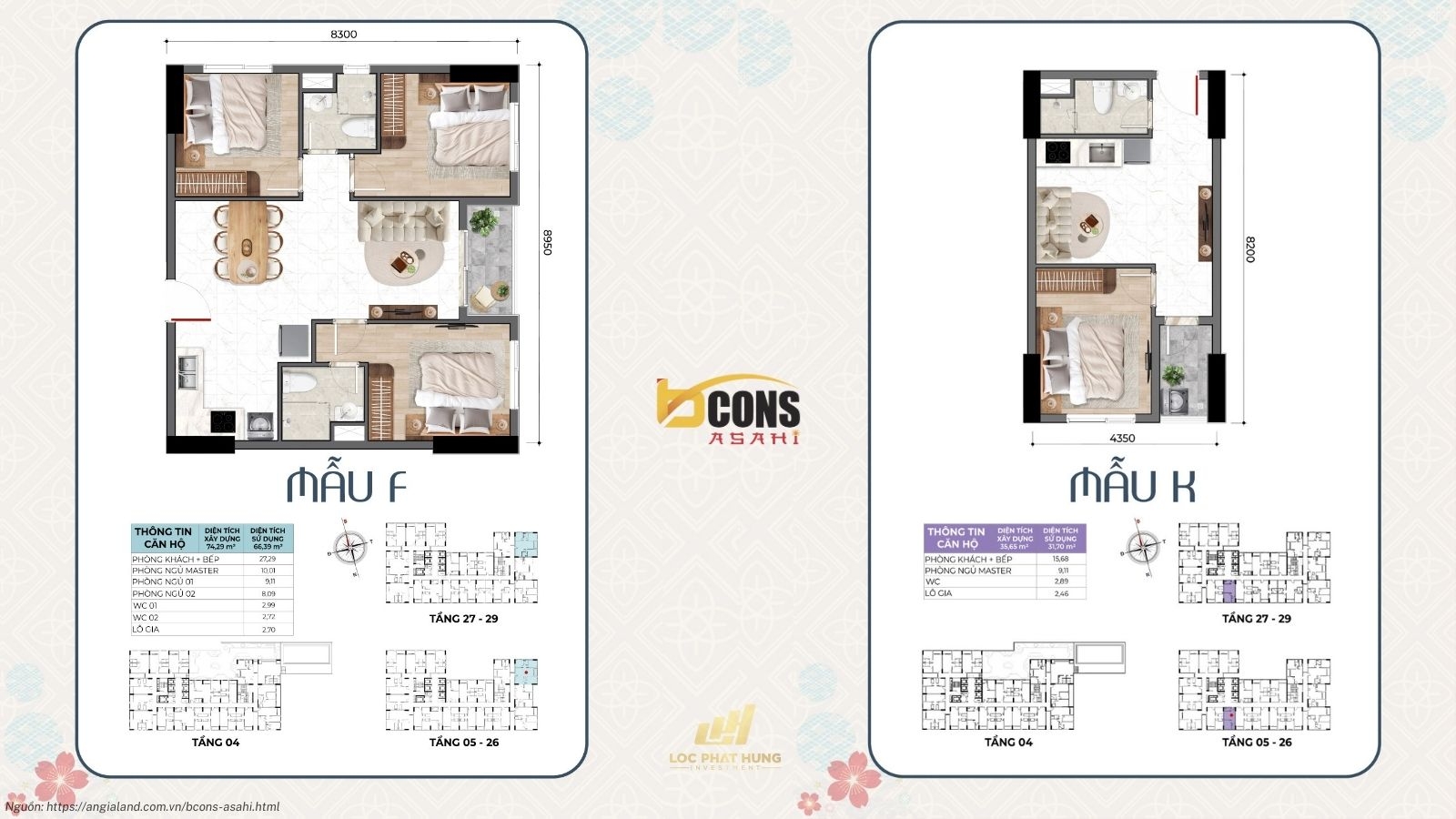 Thiết kế căn hộ dự án Bcons Asahi