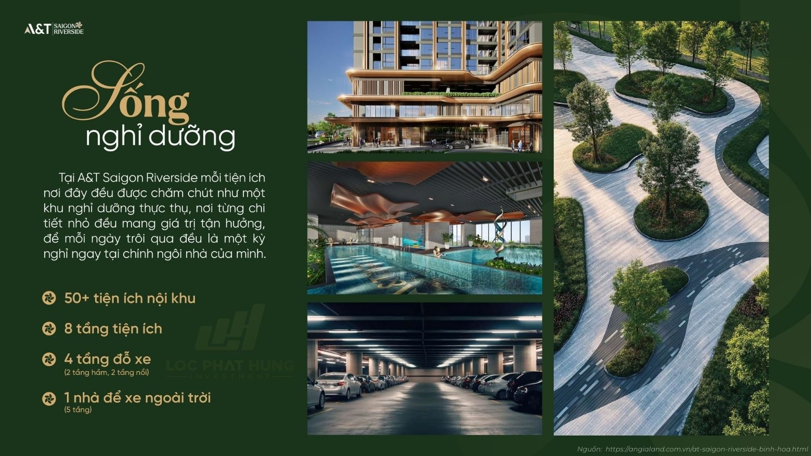Tiện ích Dự án Căn Hộ Chung Cư A&T Saigon Riverside phường Bình Hòa