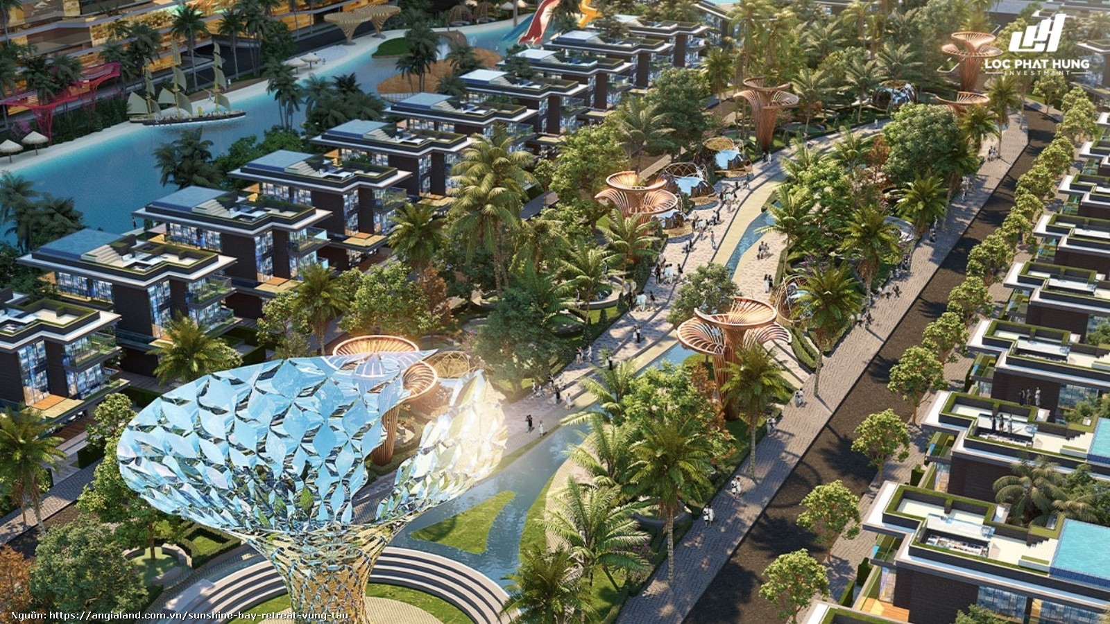 Tiện Ích Phố Đi Bộ Mua Sắm Sầm Uất Tại Sunshine Bay Retreat