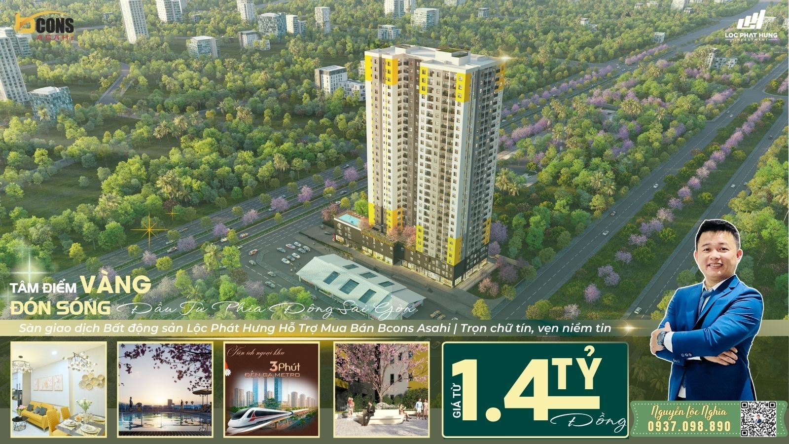 Tổng quan dự án Bcons Asahi