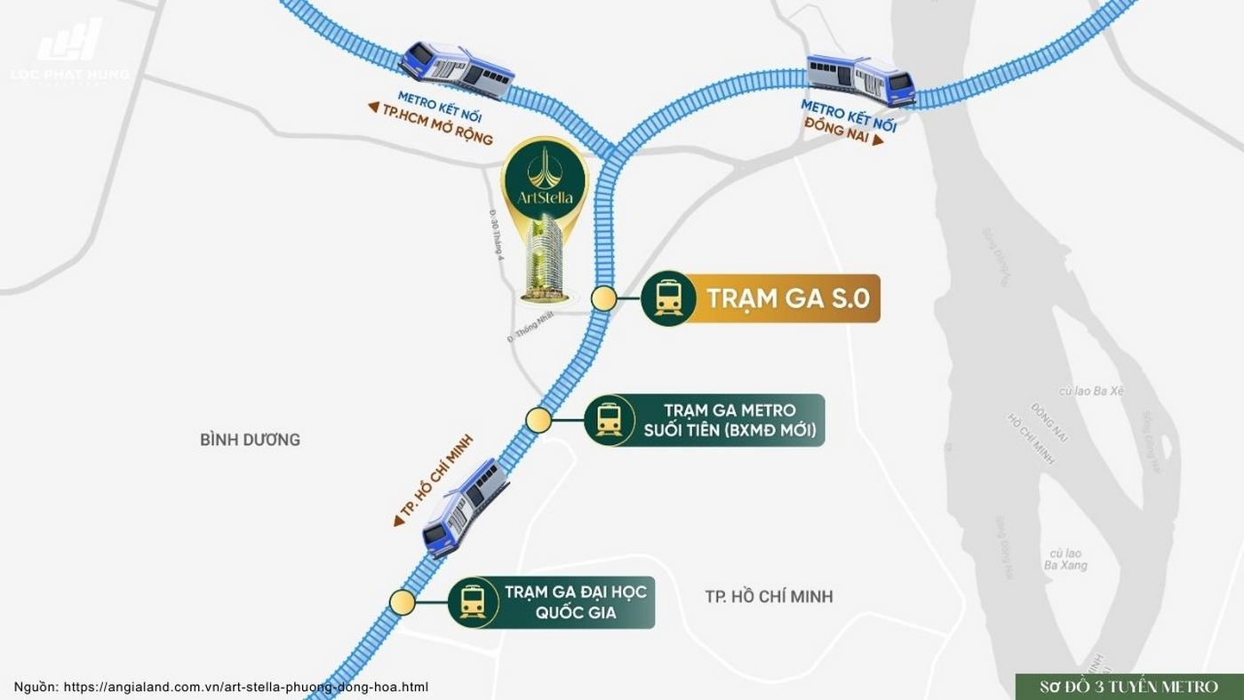 Vị Trí Art Stella: Tâm Điểm Giao Thoa 3 Tuyến Metro Cửa Ngõ Tp Hcm Vị Trí Art Stella: Tâm Điểm Giao Thoa 3 Tuyến Metro Cửa Ngõ Tp Hcm