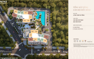 Mặt bằng tổng thể căn hộ điển hình Vlasta Premier