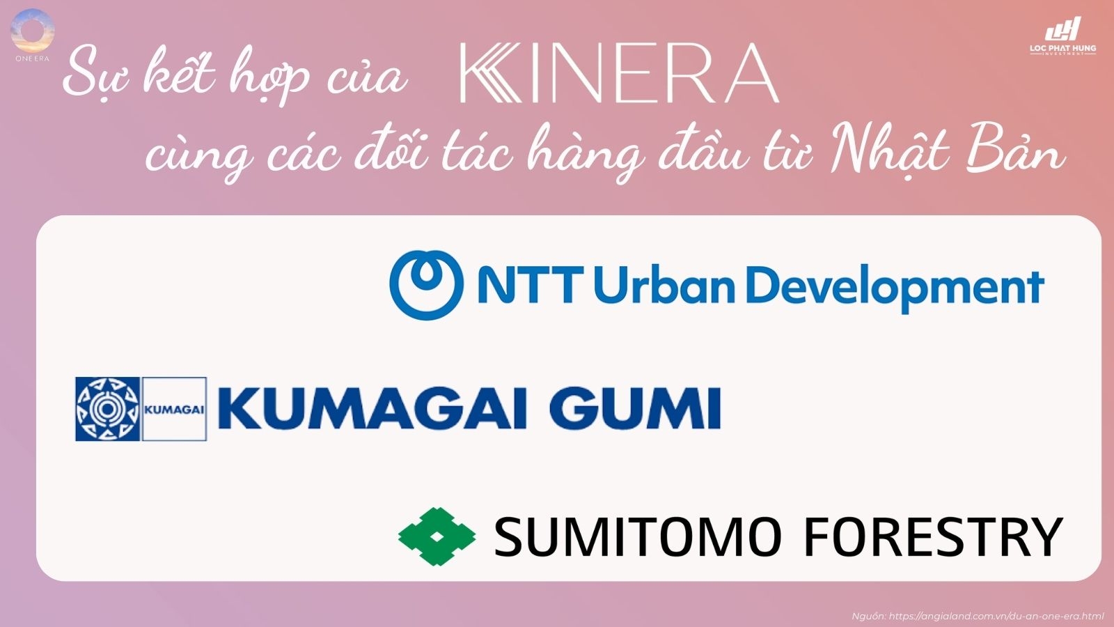 Các đối tác Nhật bản phát triển dự án One Era cùng Kinera