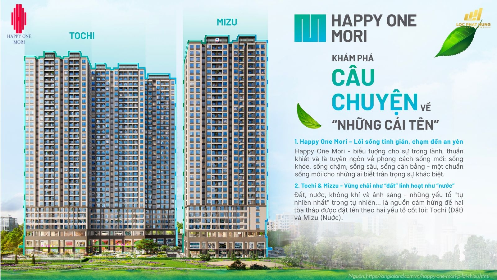 Câu chuyện về những cái tên dự án căn hộ Happy One Mori Lái Thiêu