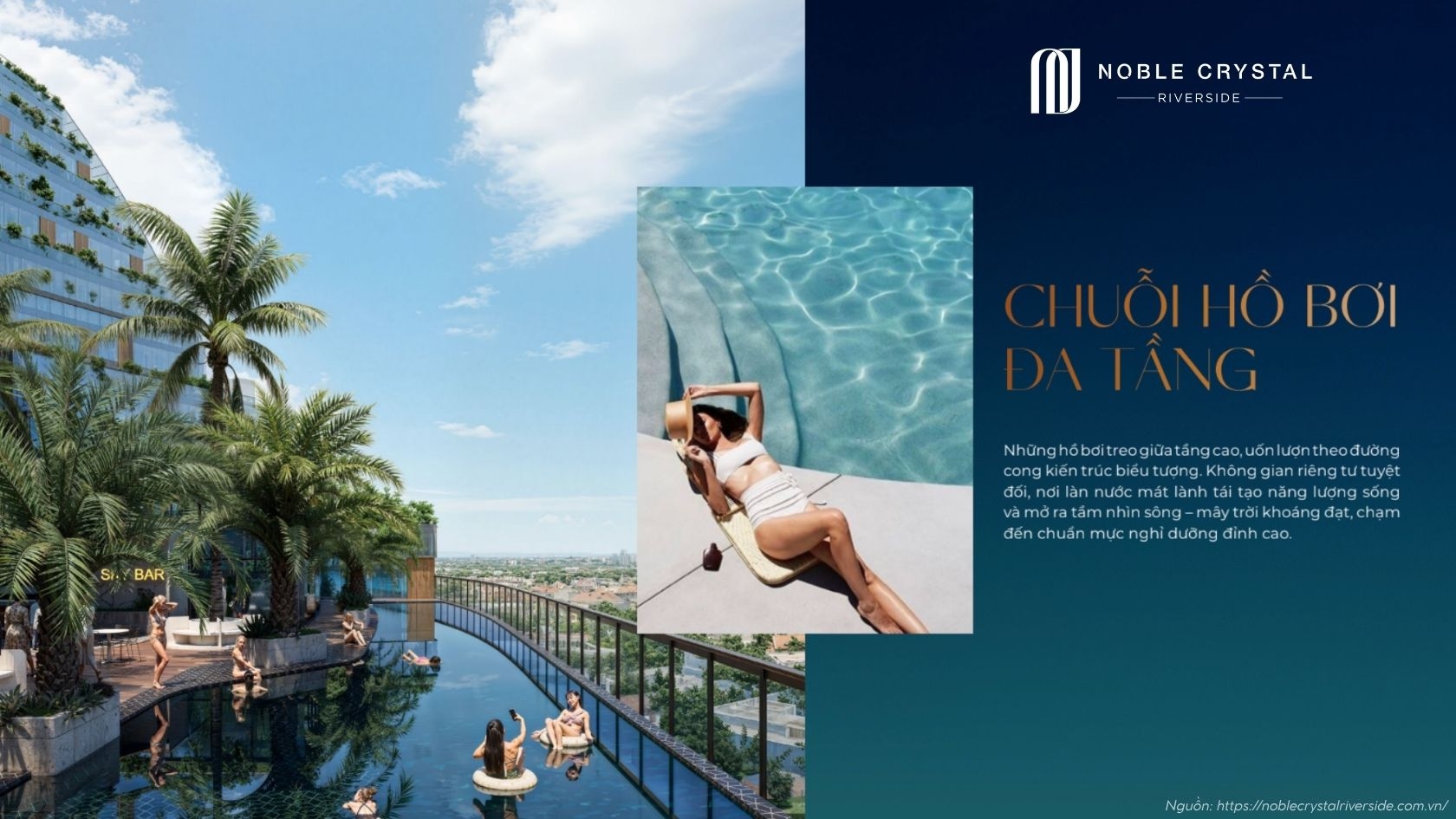 Đặc quyền tinh hoa tiện ích tại Noble Crystal Riverside