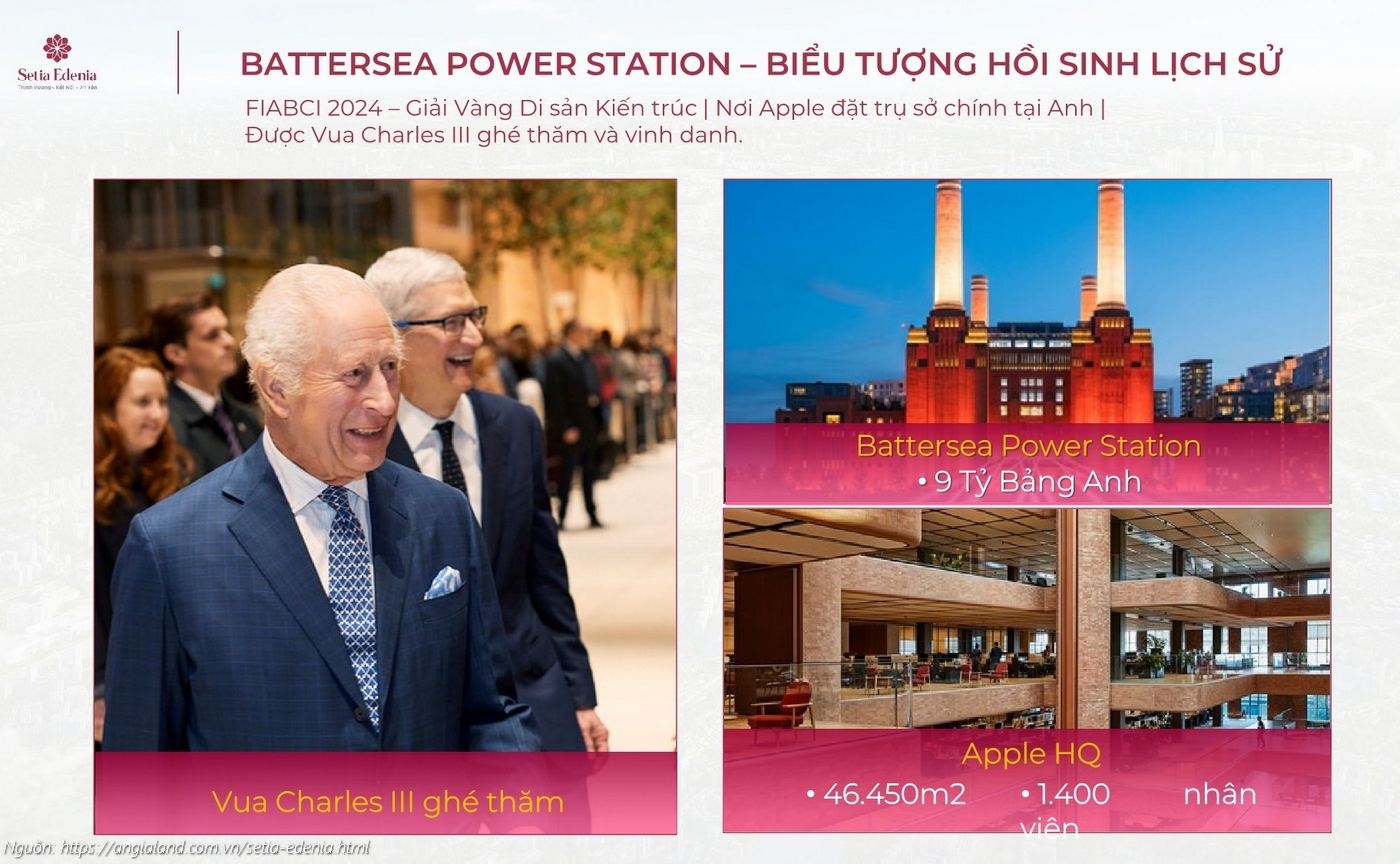 Dự án Battersea Power Station (Anh) - Biểu tượng của S P Setia, nơi Apple đặt trụ sở (Apple HQ)