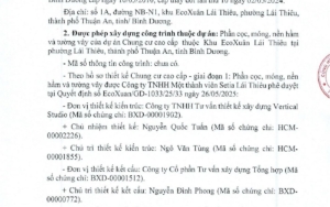 Giấy phép xây dựng (GPXD) dự án chung cư cao cấp Setia Edenia