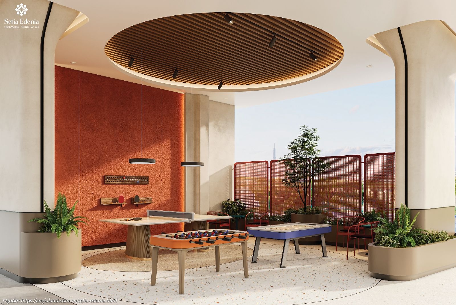 Khu trò chơi (Games Area) - Tiện ích giải trí tại dự án Setia Edenia Lái Thiêu