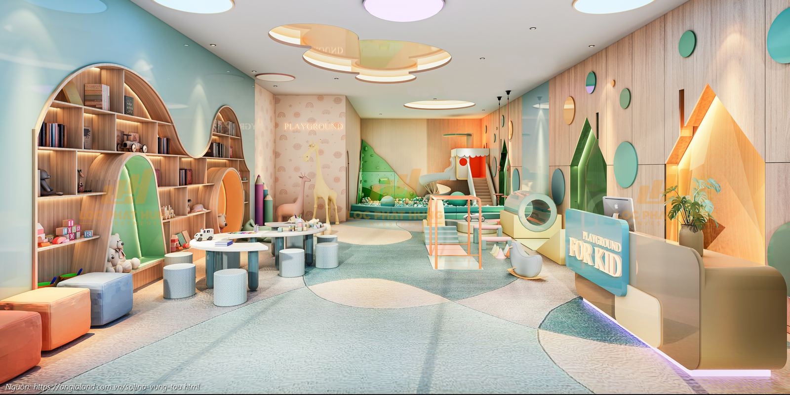 Khu vui chơi trẻ em an toàn và sáng tạo tại dự án Solina Vũng Tàu Khu vui chơi trẻ em an toàn và sáng tạo tại dự án Solina Vũng Tàu