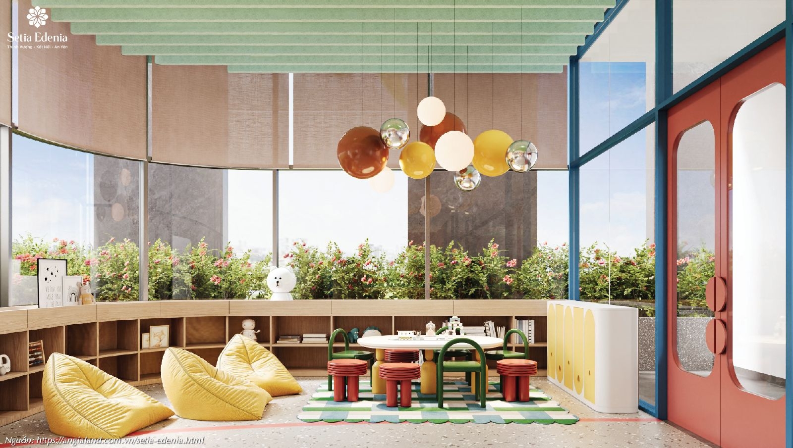 Khu vui chơi trẻ em (Kids' Playground) - Tiện ích nội khu tại dự án Setia Edenia Lái Thiêu