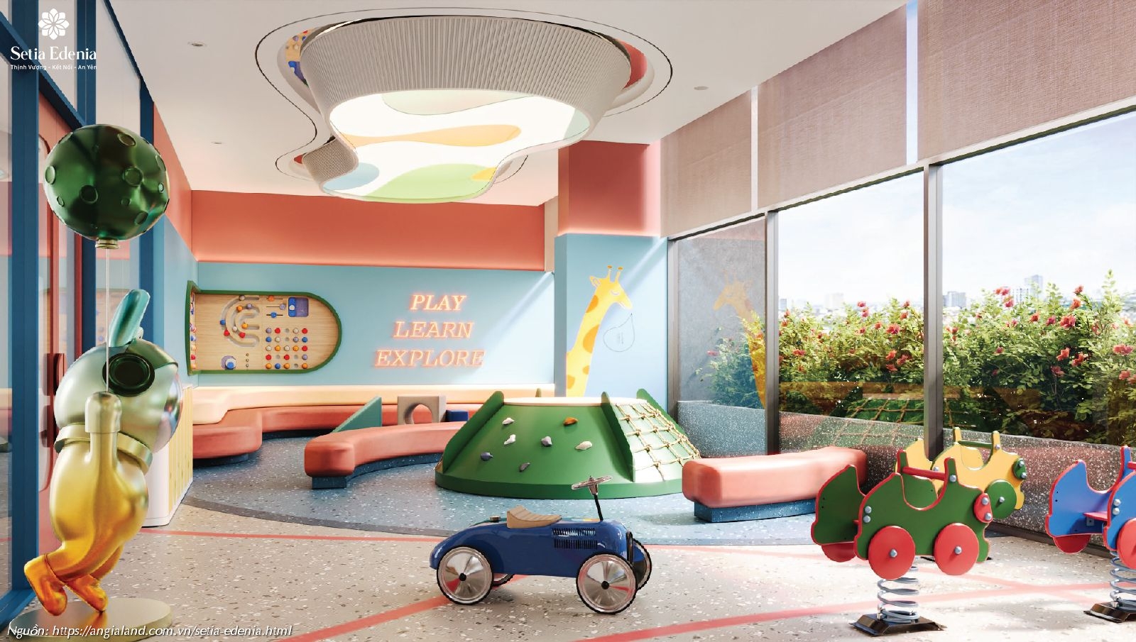 Khu vui chơi trẻ em (Kids' Playground) - Tiện ích nội khu tại dự án Setia Edenia Lái Thiêu