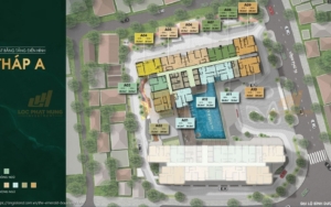 Mặt bằng dự án căn hộ chung cư The Emerald Boulevard