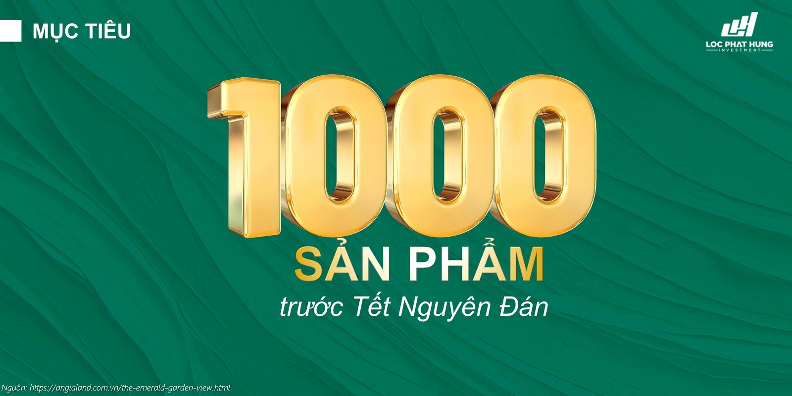 Mục tiêu 1000 sản phẩm căn hộ The Emerald Garden View trước Tết Nguyên Đán
