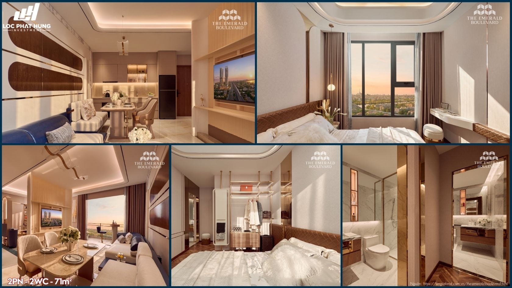 Hình ảnh thực tế nhà mẫu dự án The Emerald Boulevard