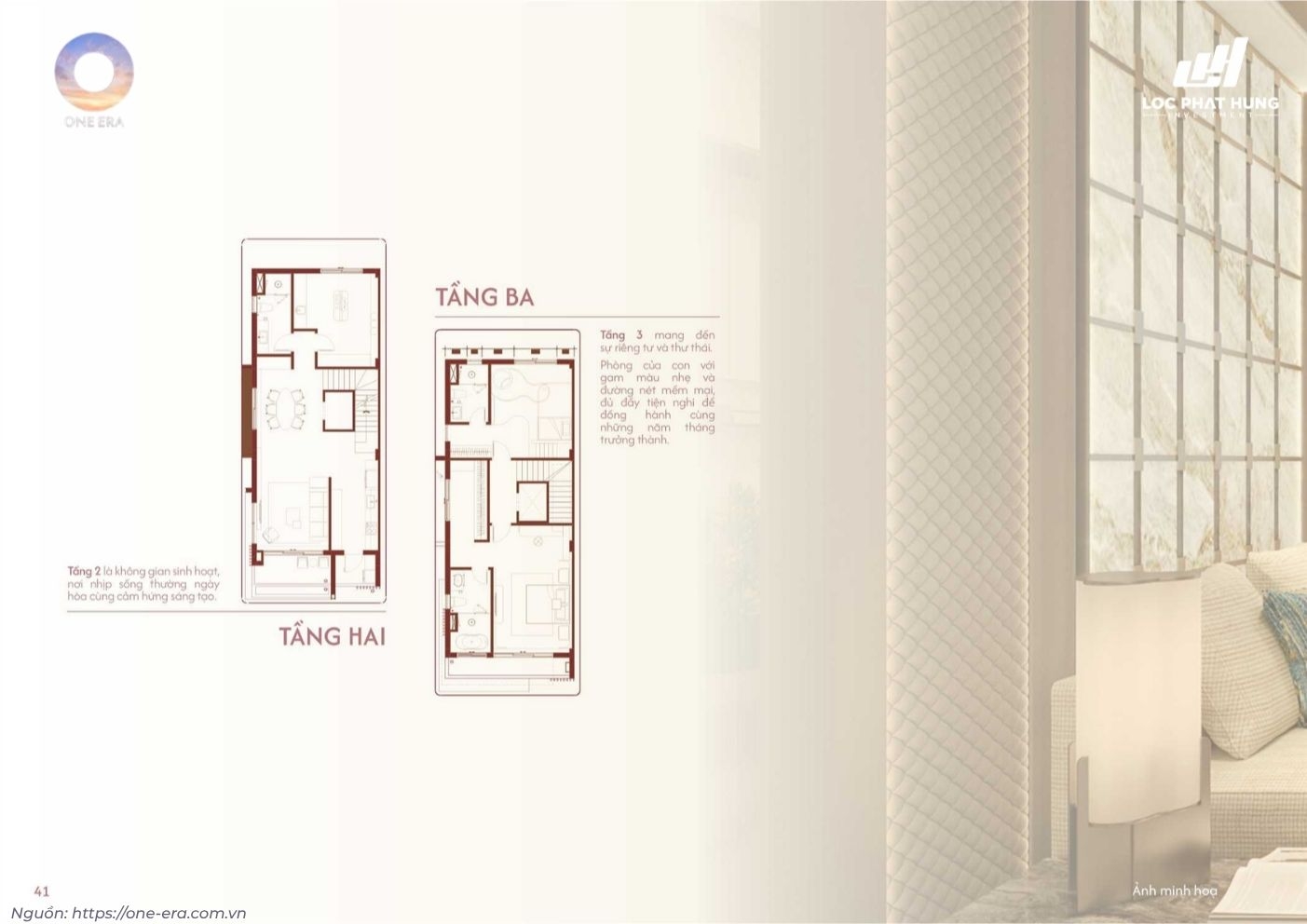 Hình ảnh thực tế nhà mẫu shophouse phân khu Nizi dự án One Era