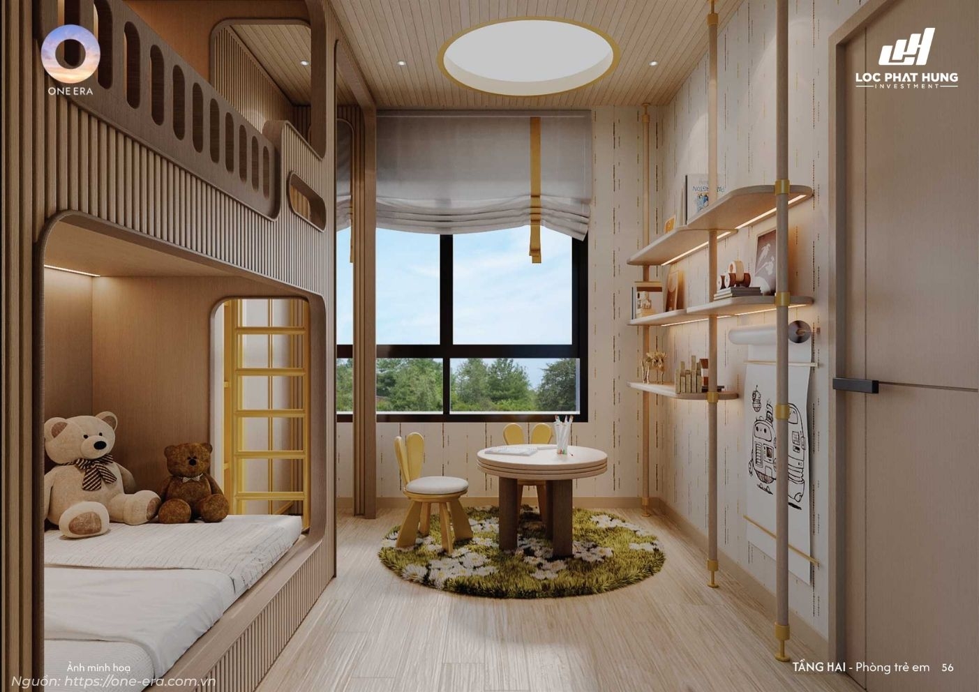 Không gian thiết kế nhà mẫu townhouse phân khu Nizi One Era