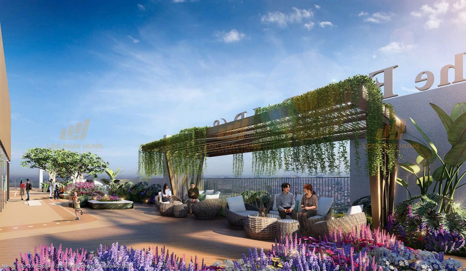 Phối cảnh tổng thể dự án căn hộ chung cư The Emerald Boulevard