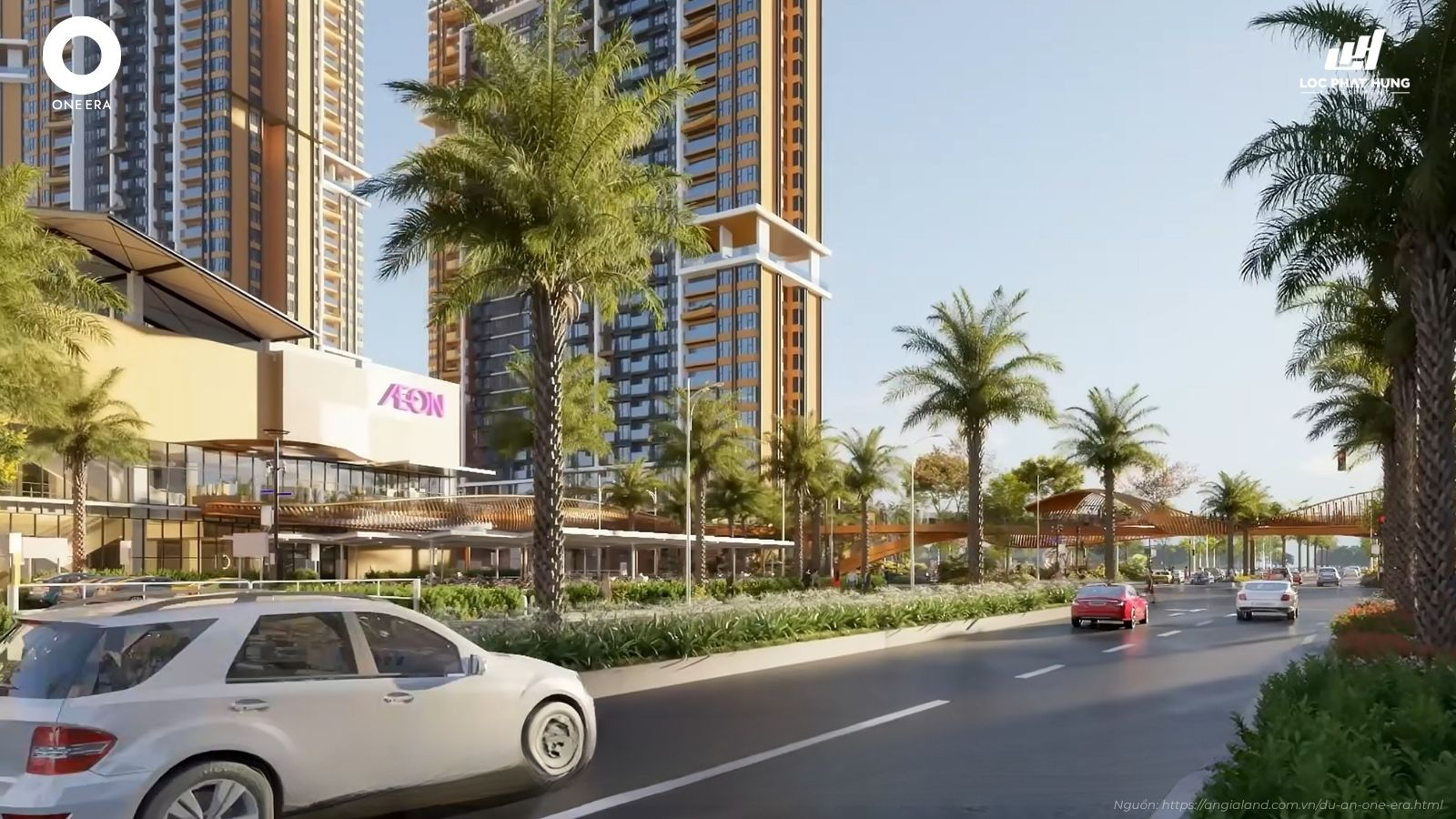 Toàn cảnh phối cảnh đại đô thị One Era quy mô 50 hecta