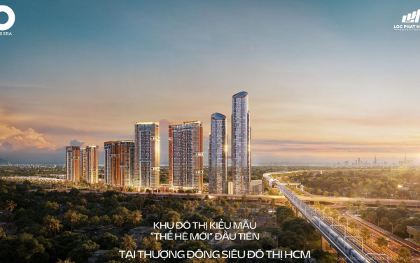 Toàn cảnh phối cảnh đại đô thị One Era quy mô 50 hecta