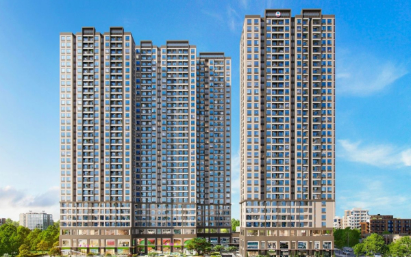 Phối cảnh tổng thể dự án Happy One Mori