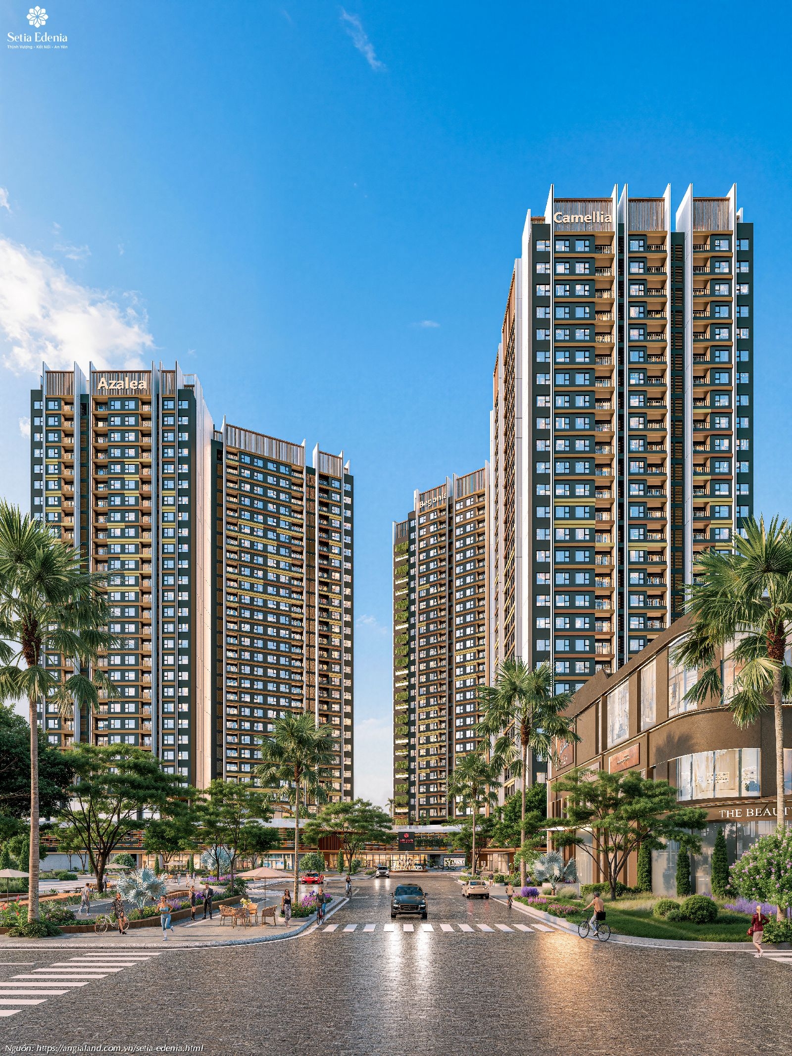 Phối Cảnh Tổng Thể Dự án Căn Hộ Chung Cư Setia Edenia Tp Hcm