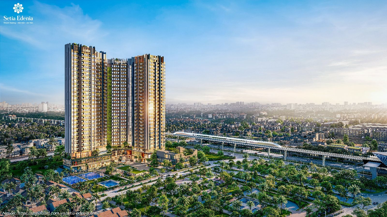 Phối Cảnh Tổng Thể Dự án Căn Hộ Chung Cư Setia Edenia Tp Hcm