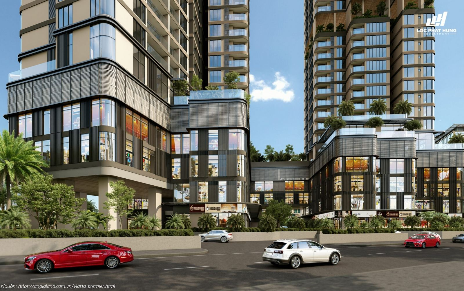 Phối cảnh tổng thể dự án căn hộ chung cư Vlasta Premier Quận 7, Phường Phú Thuận