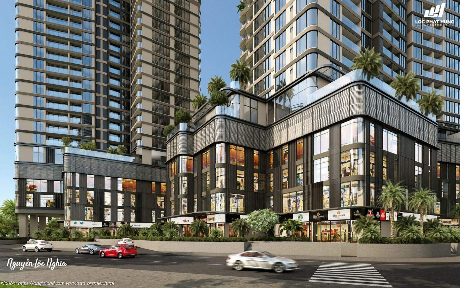 Phối cảnh tổng thể dự án căn hộ chung cư Vlasta Premier Quận 7, Phường Phú Thuận