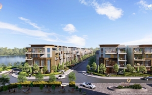 Phối Cảnh Tổng Thể Phân Khu Nhà Phố Compound Tại One Era