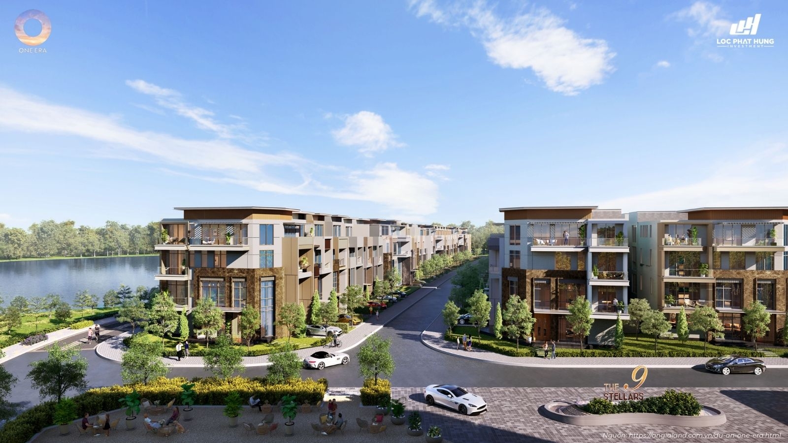 Phối Cảnh Tổng Thể Phân Khu Nhà Phố Compound Tại One Era