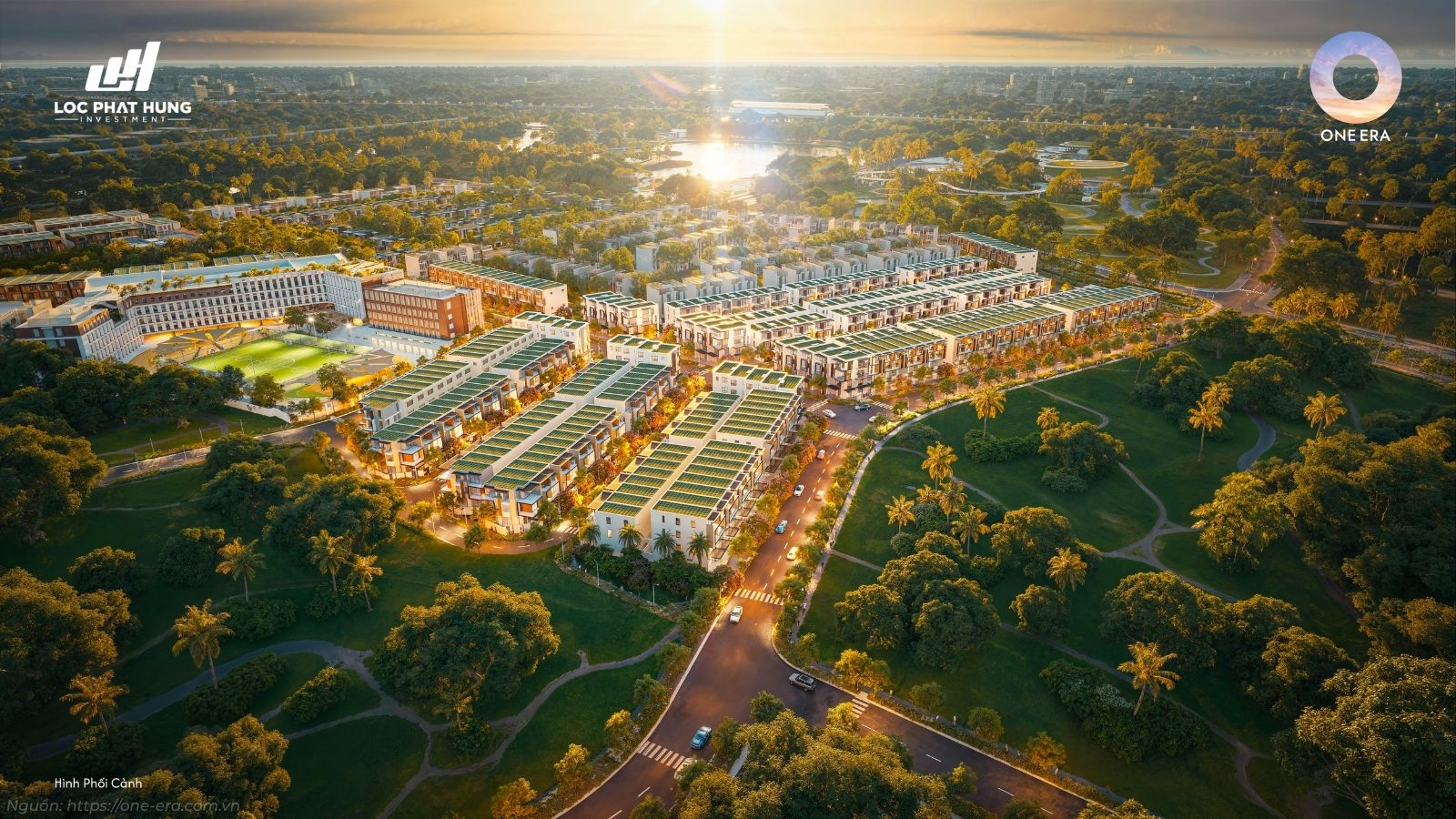 Phối cảnh nhà phố phân khu Nizi - Đại đô thị One Era