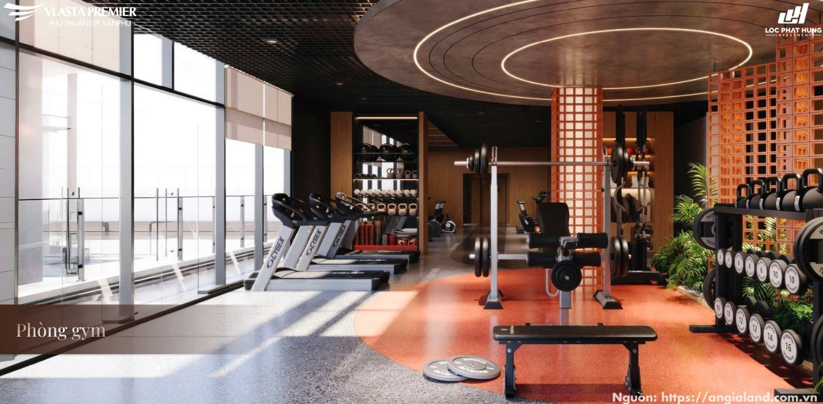 Trung tâm Fitness và phòng Gym trang bị máy móc cao cấp tại Vlasta Premier
