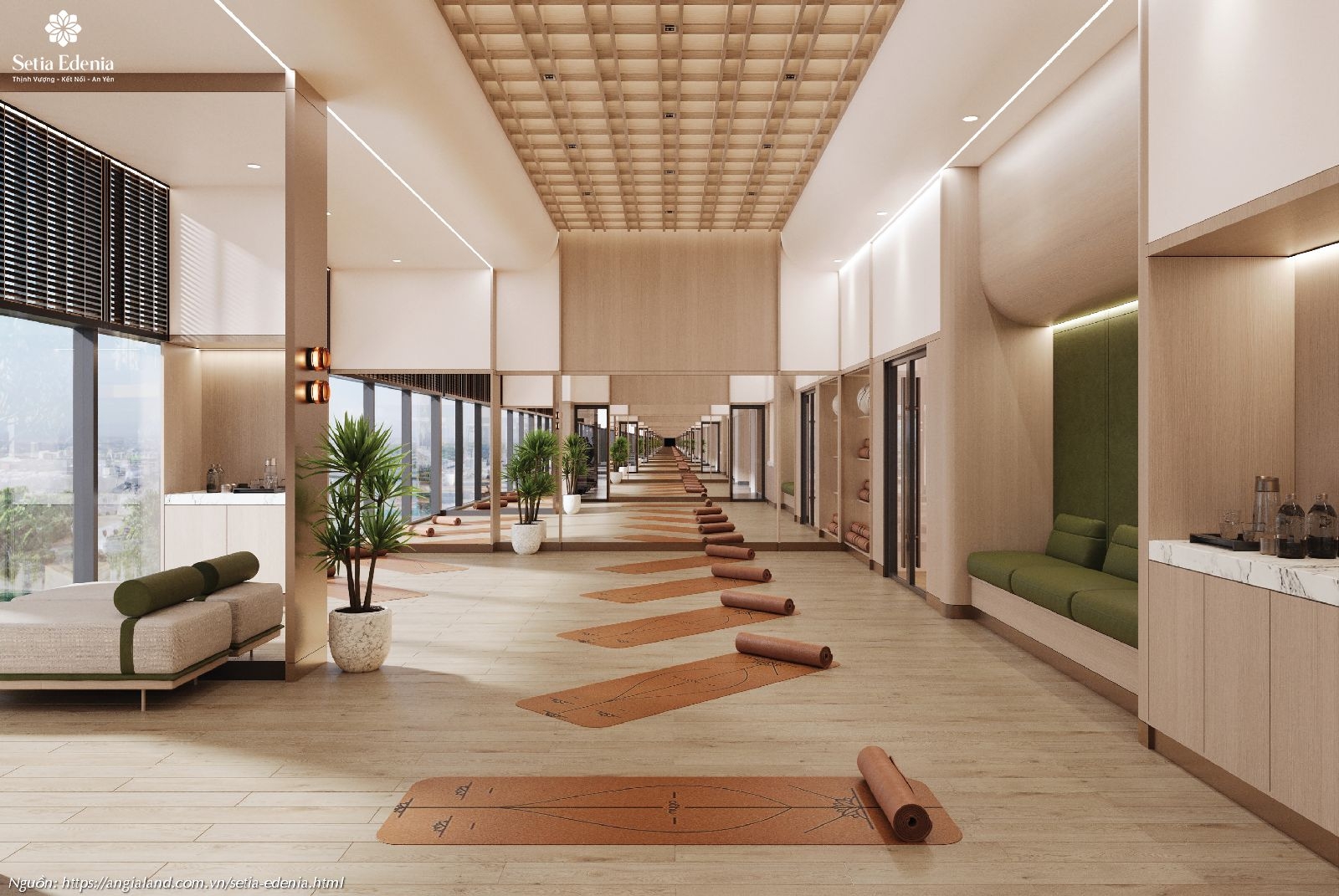 Phòng tập Yoga - Tiện ích chăm sóc sức khỏe tại dự án Setia Edenia Lái Thiêu