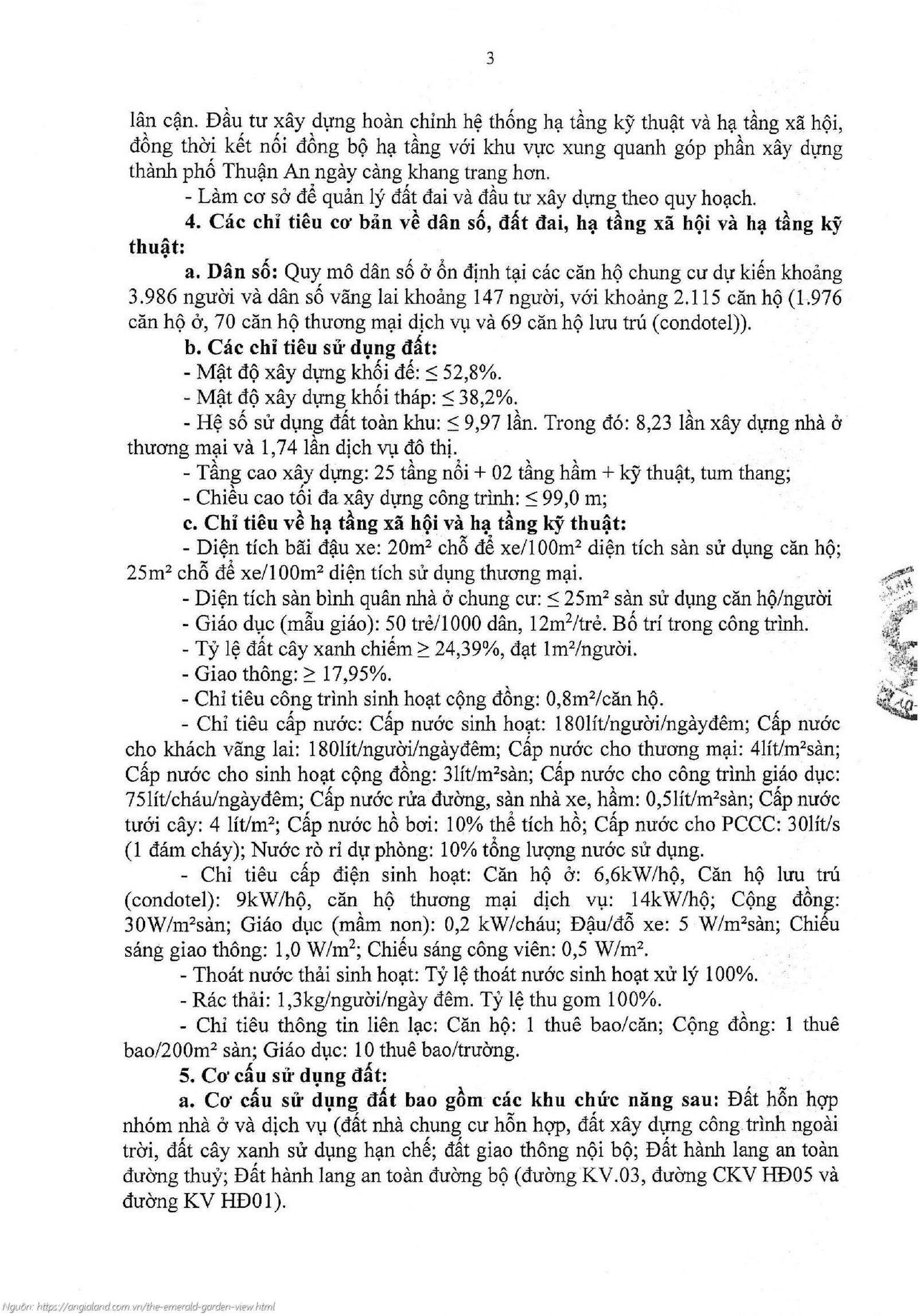 Quyết định 497/QĐ-UBND phê duyệt quy hoạch 1/500 dự án The Emerald Garden View