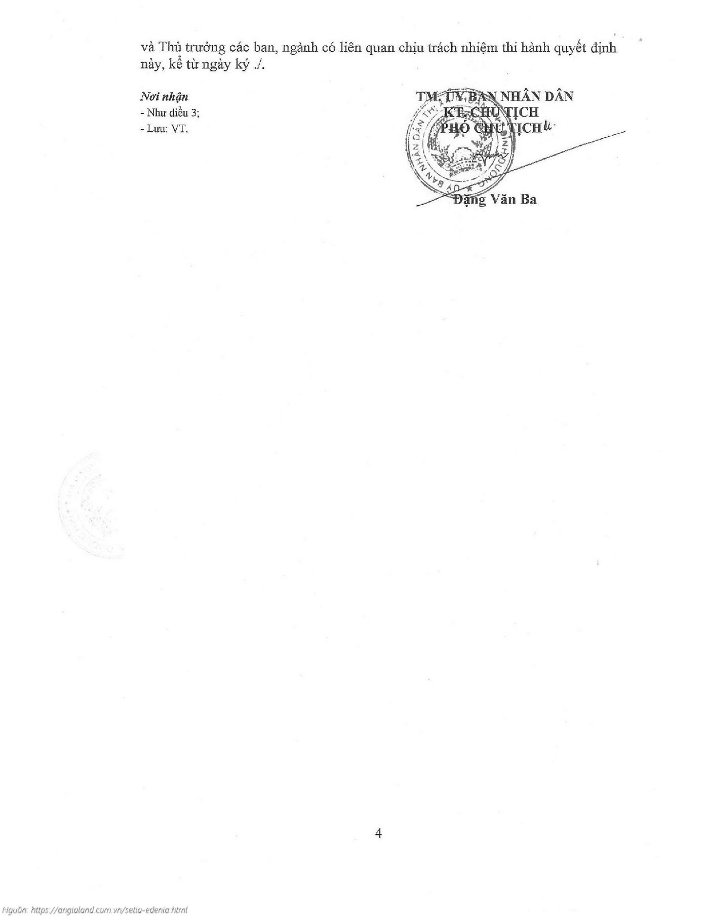 Quyết định phê duyệt điều chỉnh quy hoạch chi tiết 1/500 dự án Setia Edenia