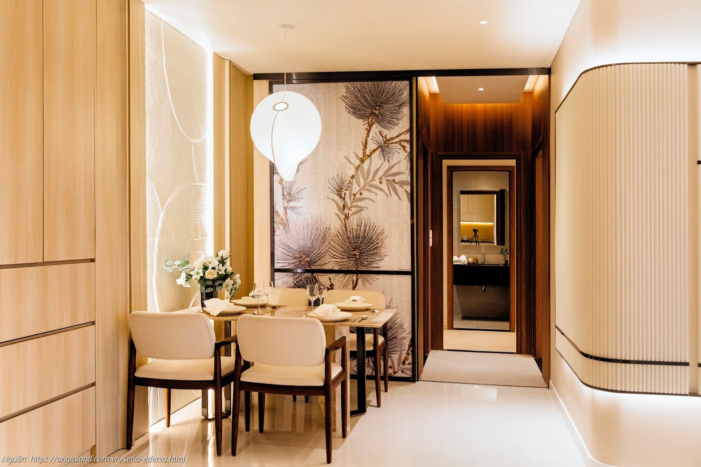 Thiết kế phòng ngủ nhà mẫu căn hộ Setia Edenia 2PN 2WC (diện tích 73m²)