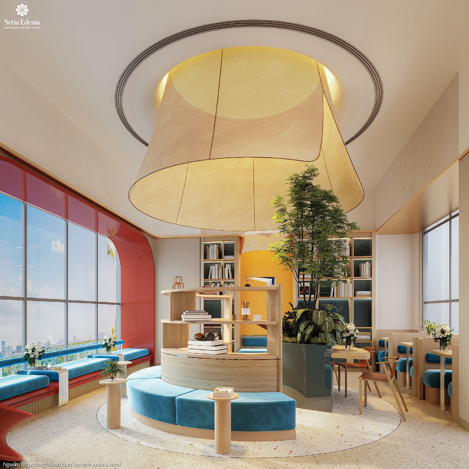 Thư viện / Phòng đọc sách (Library) - Tiện ích nội khu tại dự án Setia Edenia Lái Thiêu