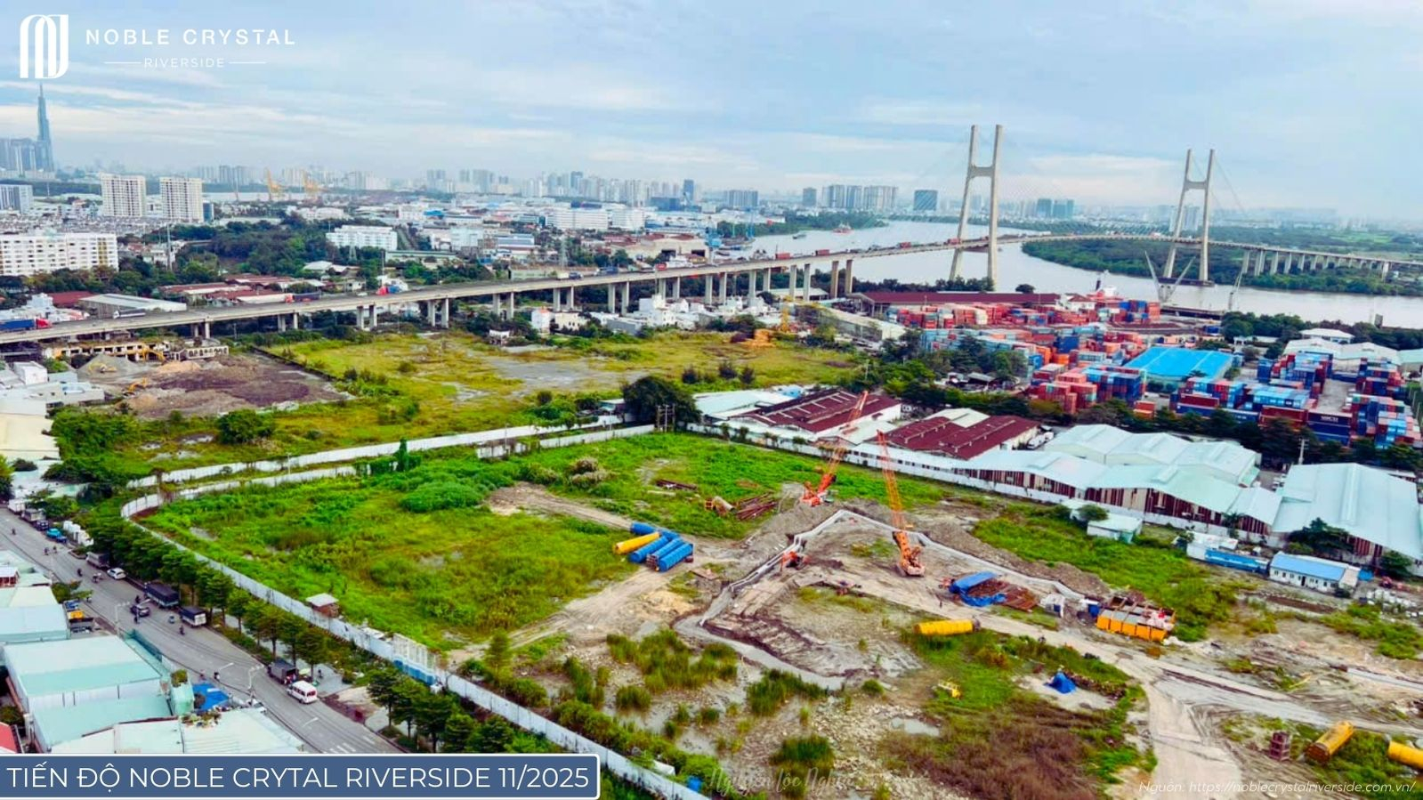 Tiến Độ Dự Án Noble Crystal Riverside Tháng 11/2025