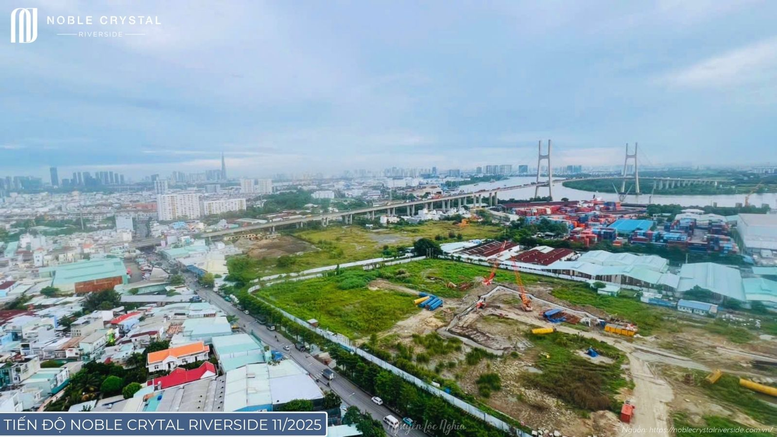 Tiến Độ Dự Án Noble Crystal Riverside Tháng 11/2025