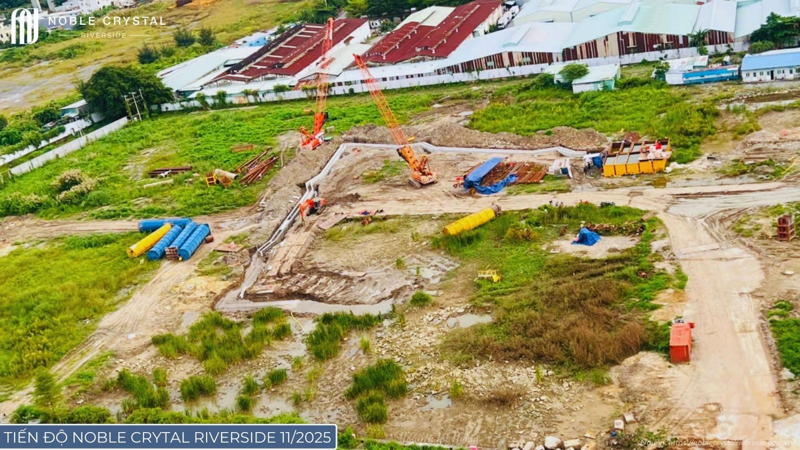 Tiến Độ Dự Án Noble Crystal Riverside Tháng 11/2025