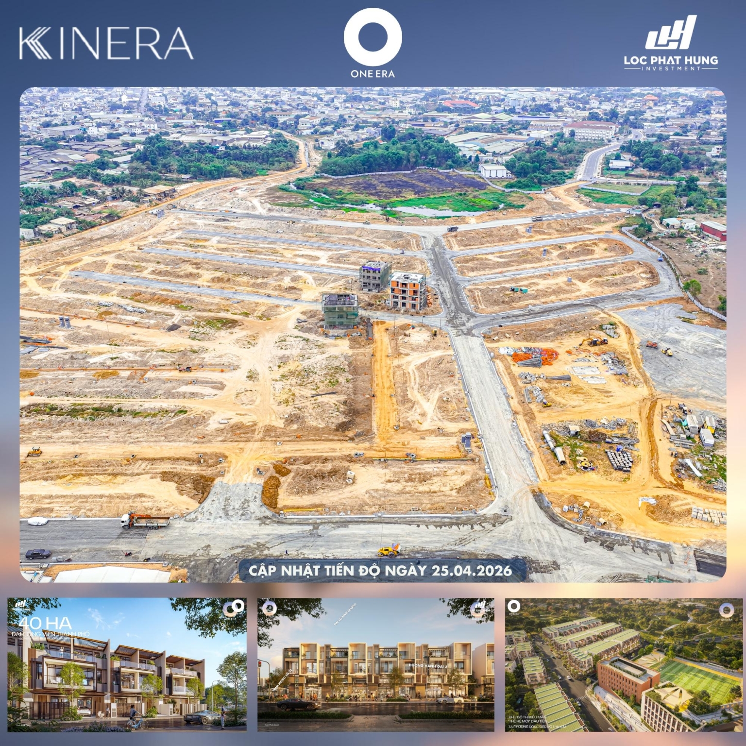 Tiến độ xây dựng Dự án One Era ngày 25.04.2026
