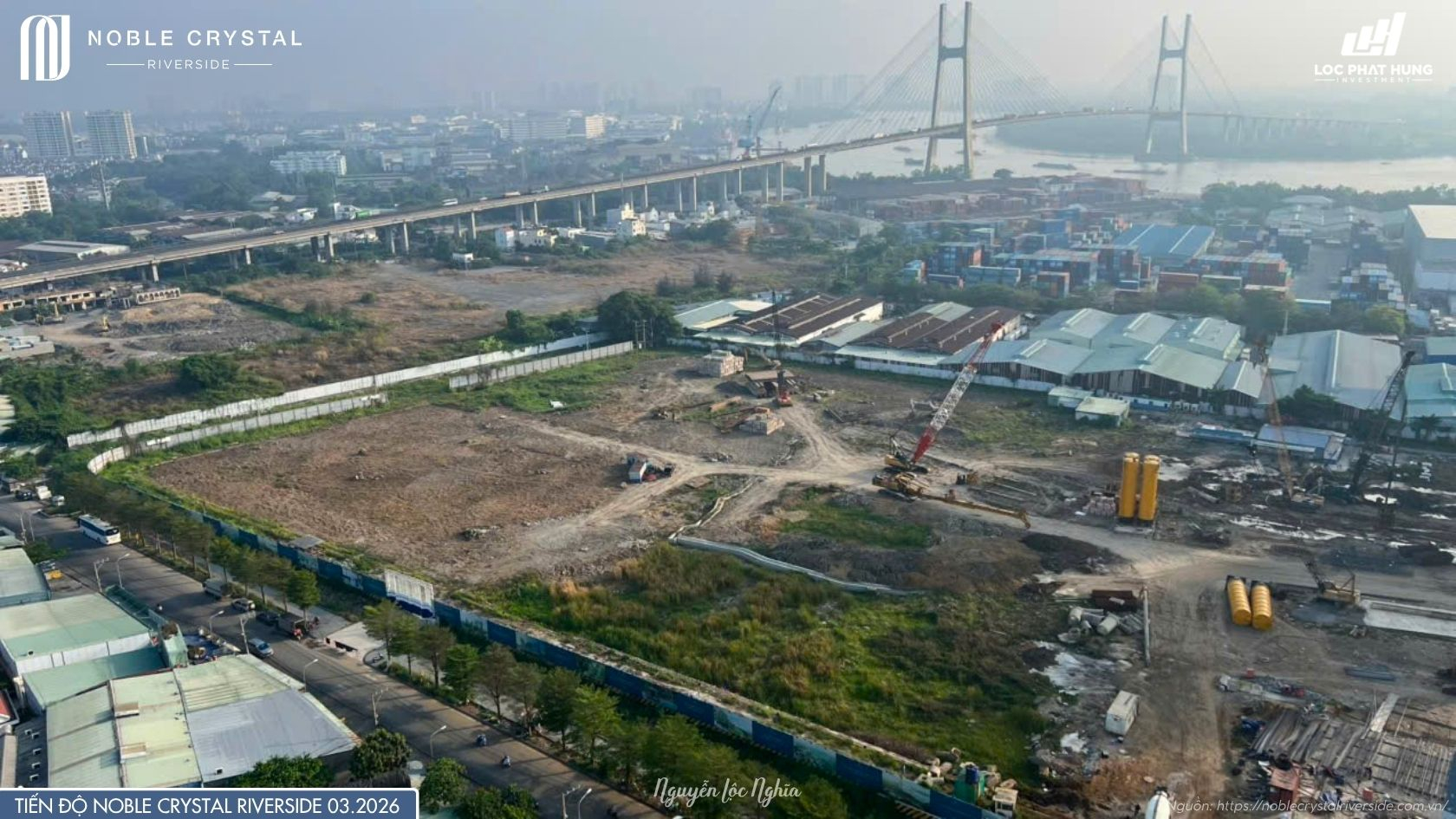 Cập nhật tiến độ thi công Noble Crystal Riverside tháng 3/2026
