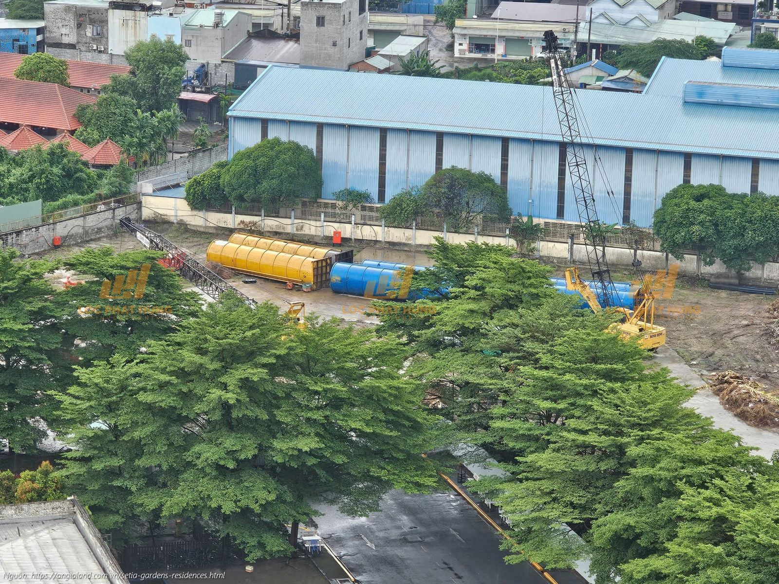 Tiến độ tháng 07/2025 dự án căn hộ chung cư Setia Edenia P. Lái Thiêu