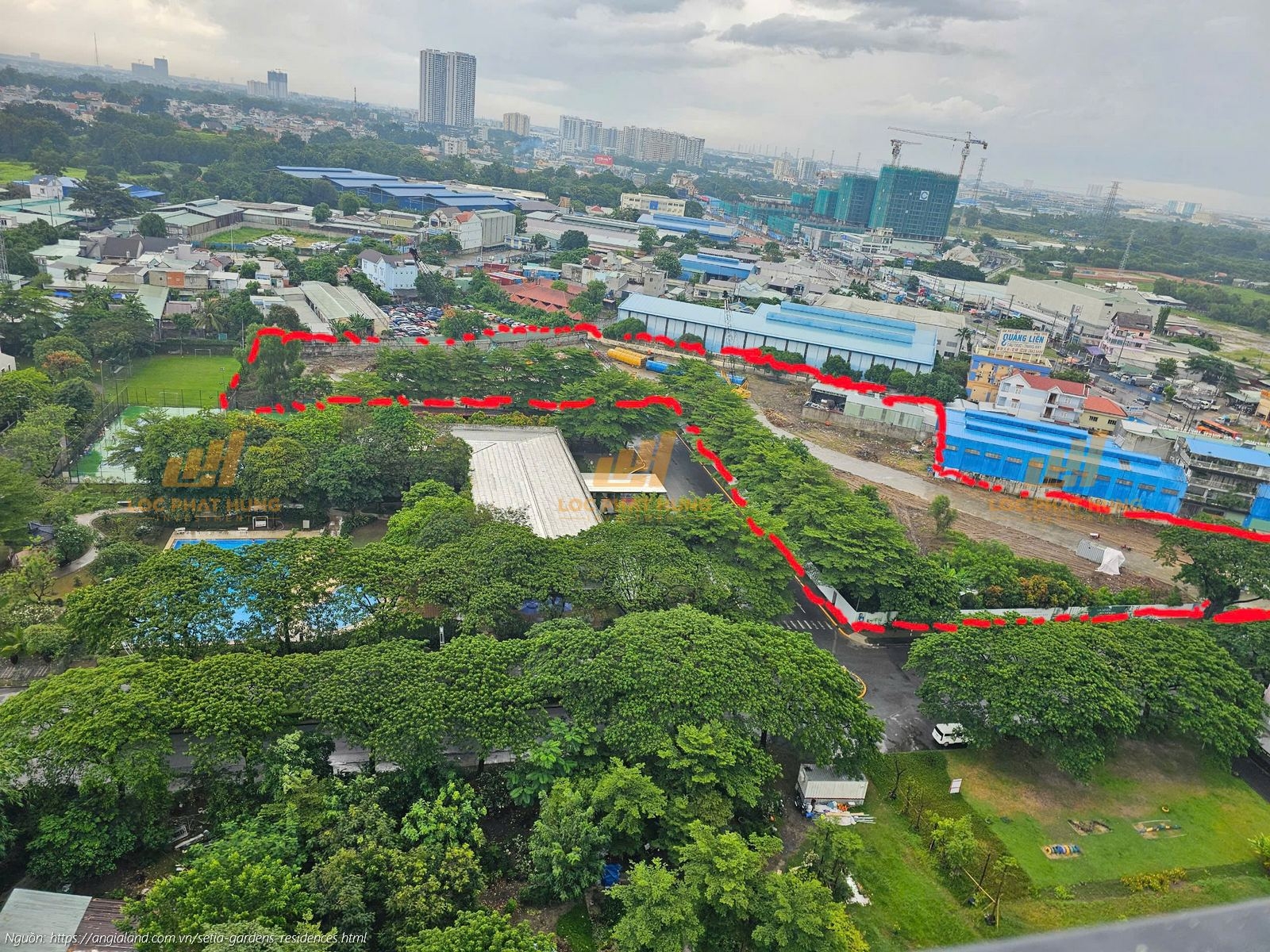 Tiến độ tháng 07/2025 dự án căn hộ chung cư Setia Edenia P. Lái Thiêu