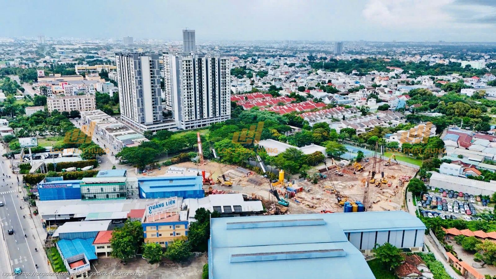 Tiến độ tháng 09/2025 dự án căn hộ chung cư Setia Edenia P. Lái Thiêu