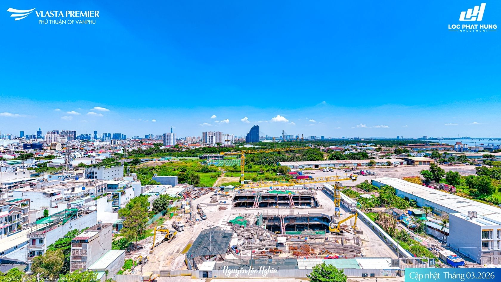 Tiến độ Vlasta Premier tháng 03/2026 - Đang thi công hầm 2